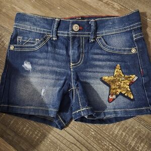 Jordache Blue Jean Shorts with Gold Star